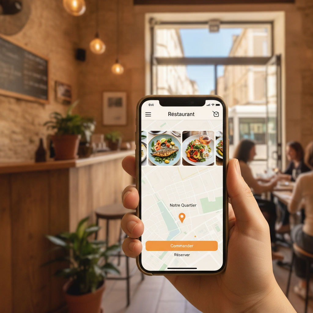 Ton restaurant de quartier, dans ta poche.